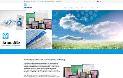BRANOfilter glänzt mit neuer Website