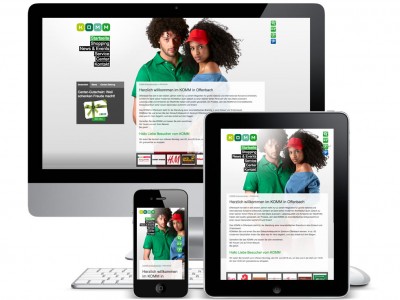 Shoppingcenter KOMM mit neuer Website online Werbeagentur RSM
